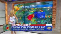 Raw - Gulf Coast states brace for Tropical Storm Harvey