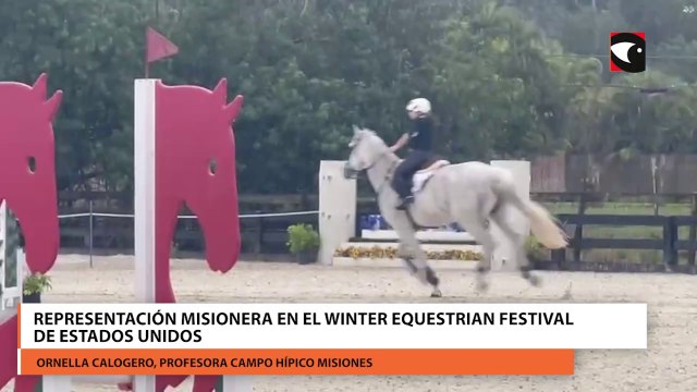 Representación misionera en el Winter Equestrian Festival de Estados Unidos