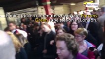 Escenas desde la estación de Londres donde ocurrió el incidente calificado como ataque