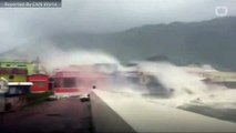 3 Dead As Typhoon Slams Hong Kong