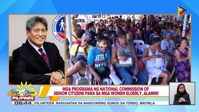 Mga programa ng National Commission of Senior Citizens para sa mga elderly, alamin!