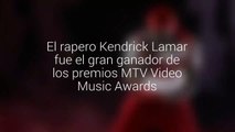 El rapero Kendrick Lamar fue el gran ganador de los premios MTV