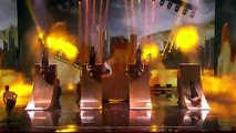 Diavolo: Dance Group Performs On Trajectoire; A Rocking Structure - America's Got Talent 2017