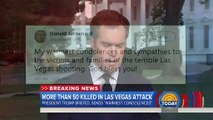 President Donald Trump Offers Condolences To Victims Of Las Vegas Shooting