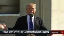 President Trump Invites Ivanka on Podium at Tax Reform Speech in North Dakota