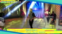 Beso de Ricardo Casares y Jenny García