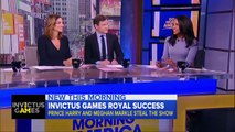 Prince Harry and Meghan Markle at close of Invictus Games