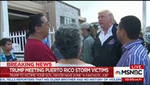 Donald Trump Throws Paper Towels in Puerto Rico