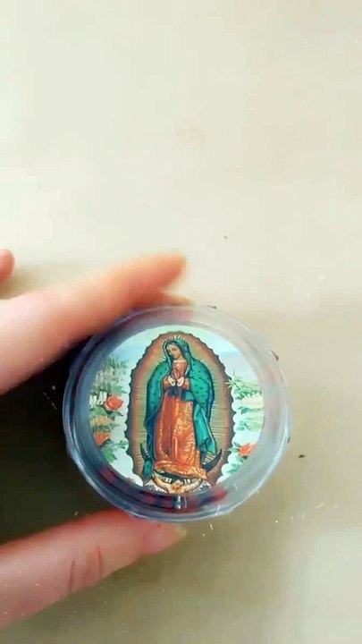chapelet de notre dame de Guadeloupe  -  en perles de bois de rose parfumée   -