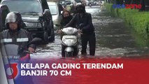 Curah Hujan Tinggi, Kelapa Gading Terendam Banjir 70 Cm