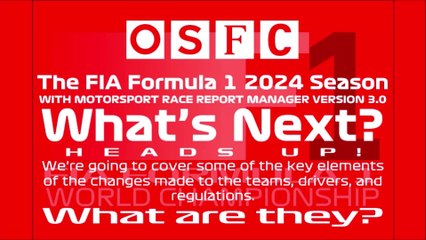 [F1] (Season 5 Premiere of MRRM) Changes to the Formula 1 2024 Season