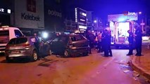 İzmir'deki feci kazada ortalık savaş alanına döndü 2 ölü, 7 yaralı