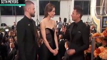 Justin Timberlake, Jessica Biel - Golden Globes Red Carpet