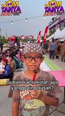 insyaallah subjek ni akan jadi subjek kegemaran awak #bintangkecilmy #streetinterview #ramadan