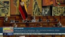 Asamblea de Ecuador no aprobó proforma presupuestaria 2024