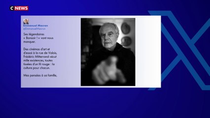 Pluie d'hommages des politiques pour Frédéric Mitterrand