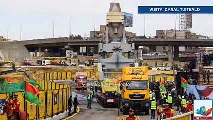 Trasladan estatua de Ramsés II de Giza al Gran Museo EgipcioLas autoridades egipcias han concluido sin incidentes los trabajos para situar al coloso del faraón Ramsés II en el vestíbulo principal del que será el nuevo Gran Museo Egipcio, a los pies de las