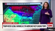 Trump mocks global warming because of cold weather