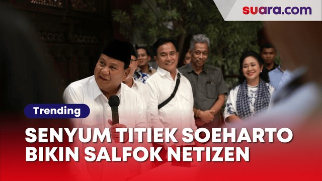 Senyum Penuh Arti Titiek Soeharto saat Prabowo Sampaikan Pidato Kemenangan: Tulus Banget Senyumnya