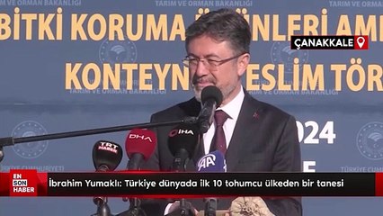 İbrahim Yumaklı: Türkiye dünyada ilk 10 tohumcu ülkeden bir tanesi
