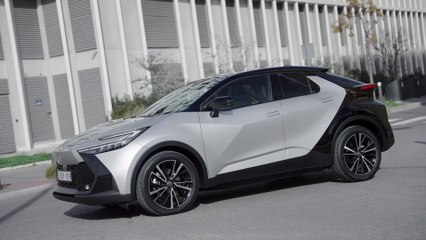 2024 Toyota C-HR PHEV Design Preview in Precious silver