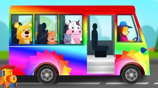 Wheels On The Bus Go Round And Round + More Nursery Rhymes for Kids