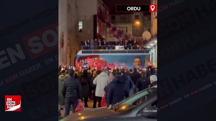 Özgür Özel'in Ordu mitingindeki boşluk dikkati çekti