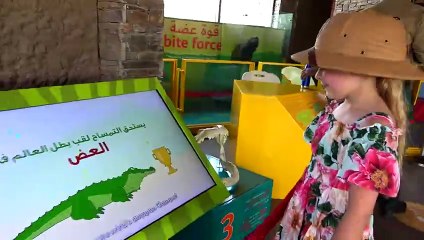 Diana and Roma at the Zoo! Learning about Animals  in Dubai Safari Park