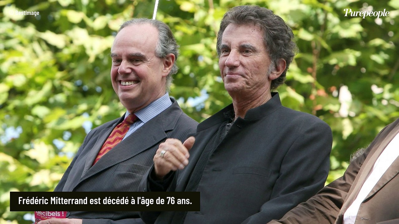 Frédéric Mitterrand, un échange poignant deux jours avant de mourir révélé : "Je crois que..."