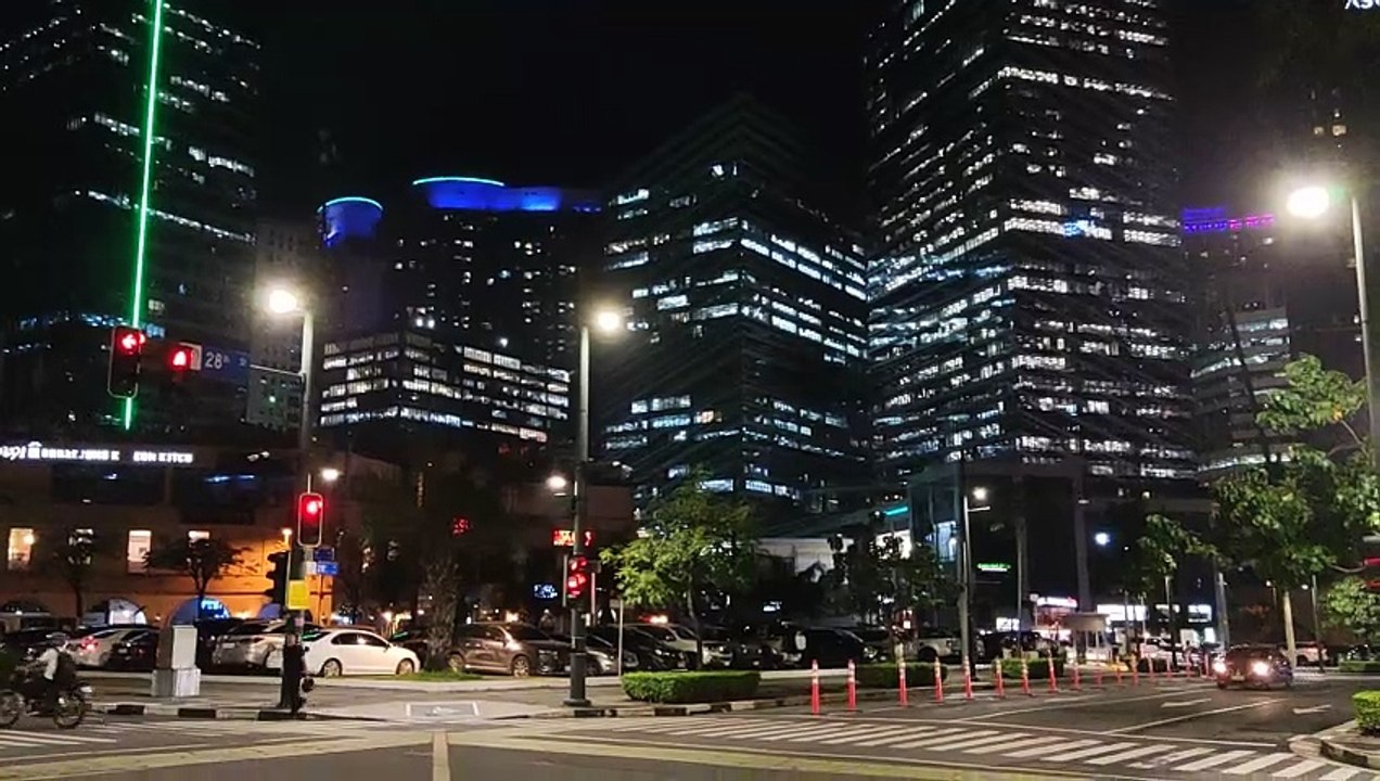 BGC skyscrapers at night