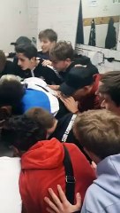 LE "VICTORY SONG" DE NOS U17M D3 APRÈS LEUR QUALIFICATION EN COUPE GVR