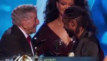Grammy2018 - Kendrick Lamar & Rihanna Acceptance Speech Best Rap/Sung