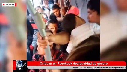 Download Video: Redes critican a mujeres que no ceden asiento a hombre con bebe en brazos