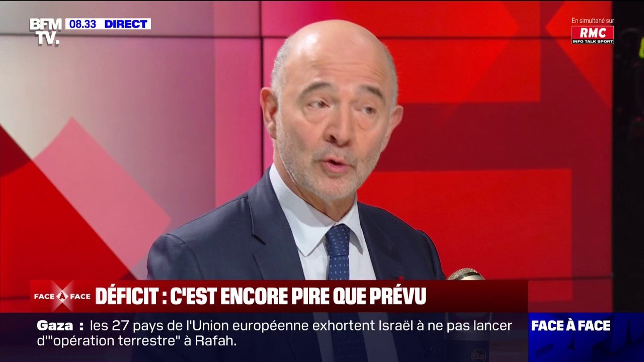"La France n'est pas en faillite", selon Pierre Moscovici, qui juge toutefois notre situation de finances publiques "très préoccupante"