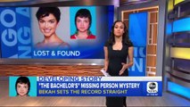 'Bachelor' contestant reported missing speaks out after elimination