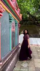 This set features a Fox Georgette || MODELING || FASHION SHOW