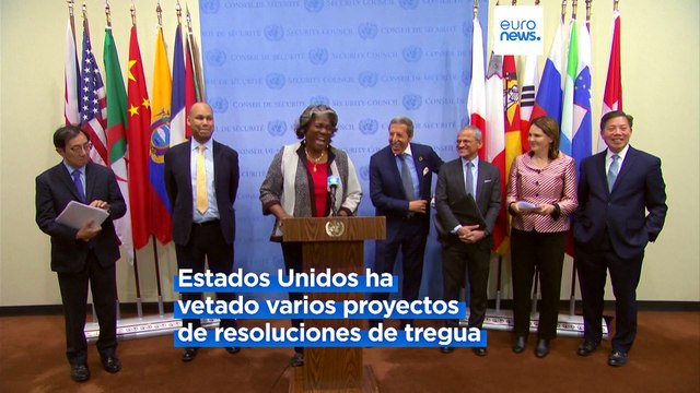 EE.UU. prepara su propia resolución de alto el fuego en Gaza ante el Consejo de Seguridad de la ONU