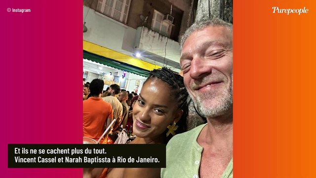PHOTOS Narah Baptista s'amuse sans lui au Brésil, Vincent Cassel craque complètement : Ça me plaît trop