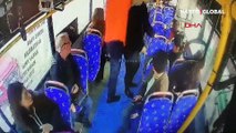 Otobüste mide bulandıran olay! Suriye uyruklu şahıs, üniversiteli genç kızın vücuduna dokunup...