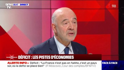 Croissance: Pierre Moscovici estime que le gouvernement "était trop optimiste"