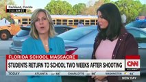 Students return to school two weeks after shooting