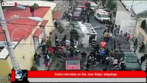 Volcadura de microbús en San Juan Xalpa Iztapalapa deja 17 heridos