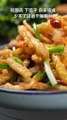Chinese cuisine: stir fried lotus root shreds