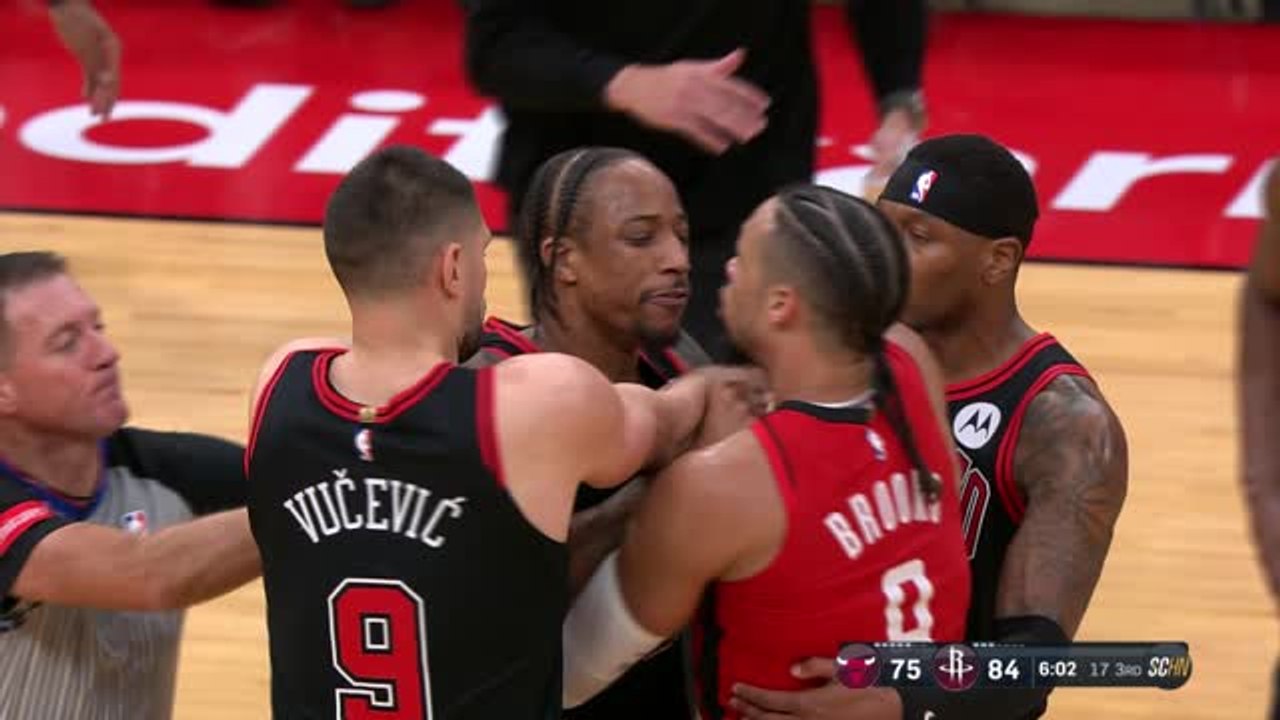 DeRozan and Brooks ejected following on-court b...