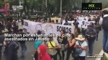 Marchan por estudiantes de cine asesinados en Jalisco