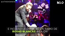 Luis Miguel se convirtió en cupido en un concierto