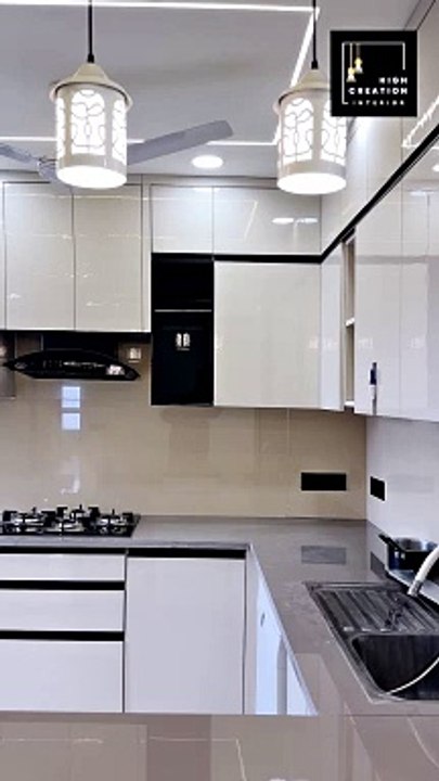 L Shaped Kitchen Designers In Noida | Kitchen Interior Design 2024