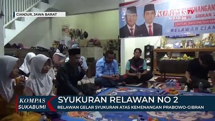 Relawan Gelar Syukuran Atas Kemenangan Prabowo-Gibran