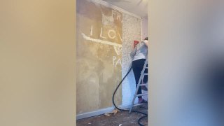 Woman Discovers Loving Message From Previous Owner While Carrying Out Renovations | Happily TV