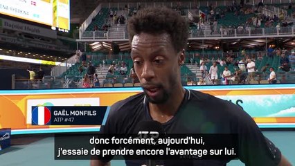 Miami - Monfils : "Ce n'était pas un match facile"